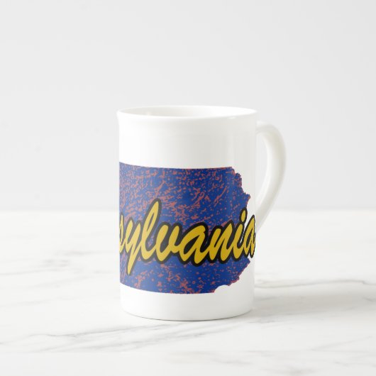 ペンシルベニア ボーンチャイナマグカップ (正面右)