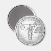 ペンシルベニア マグネット (正面/裏面)