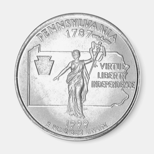 ペンシルベニア マグネット (正面)