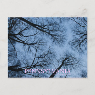 ペンシルベニア，空の葉書に触れる ポストカード