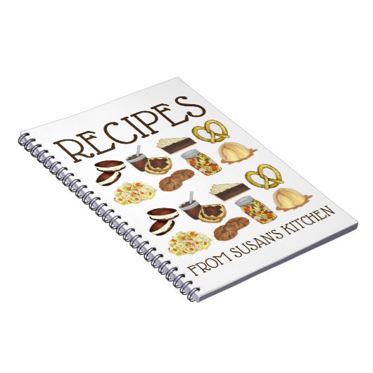 ペンシルベニアPAオランダレシピパーソナライズされた料理 ノートブック (右側)