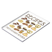 ペンシルベニアPAオランダレシピパーソナライズされた料理 ノートブック (左側)