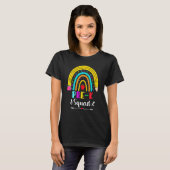 ペンシルレインボープレKスクワッド新学期先生 Tシャツ (正面フル)