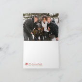 ペンシル素朴スケッチJOYクリスマスアートホリデーカー シーズンカード (内部)