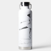 ペンシル・バレリーナの人生を踊パーソナライズされたる ウォーターボトル (正面)