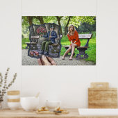 ペンシルVsカメラ – Saint Valentine Gentle ポスター (キッチン)