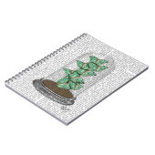 ペンジャーに緑の蝶2 ノートブック (左側)