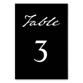 ペンスクリプモダント最小黒結婚色 テーブルナンバー