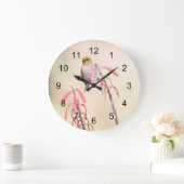 ペンステモンに止まったベルダン ラージ壁時計 (ホーム)