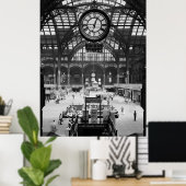 ペンステーションニューヨークシティヴィンテージサーカ1900 ポスター (ホームオフィス)