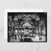 ペンステーションNYC 1910魔法ランタンスライド ポストカード (正面/裏面)