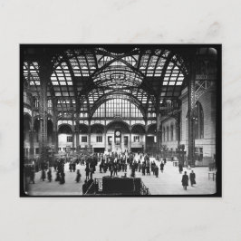 ペンステーションNYC 1910魔法ランタンスライド ポストカード