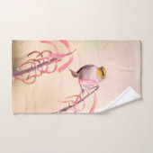 ペンストメンに止まったベルダン バスタオルセット (ハンドタオル)