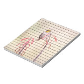 ペンストモンにとまるコリブリ ノートパッド (回転)