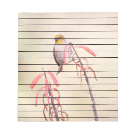 ペンストモンにとまるコリブリ ノートパッド