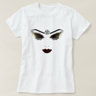 ペンタクルビューティー フェイス ラッシュ & ダーク リップ メイク Tシャツ