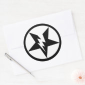 ペンタグラムのシール ラウンドシール (封筒)