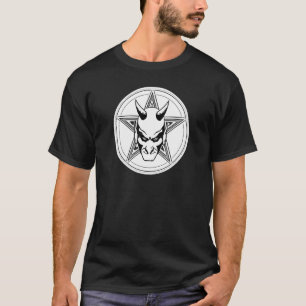 ペンタグラムオカルトダークアートグランジゴシックゴシック様式アエスト Tシャツ