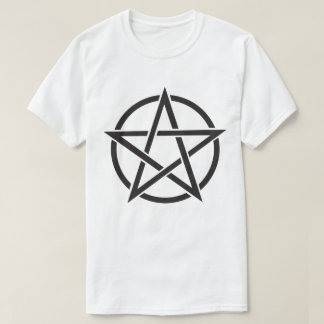ペンタグラムシンボル異教のウィッチクラフトWicca Tシャツ