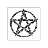 ペンタグラム打刻クロムゴム印 ラバースタンプ (インプリント)