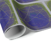 ペンタグラム暗黒魔法円儀式 ラッピングペーパー (ロールコーナー)