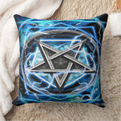 ペンタグラム稲妻 クッション (ブランケット)