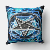 ペンタグラム稲妻 クッション (裏面)
