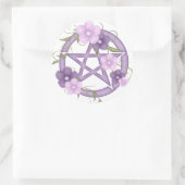 ♥ペンタグラム♥ (神秘的–1) ラウンドシール (バッグ)