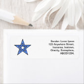 ペンタグラム – 青 ラベル (インサイチュ)