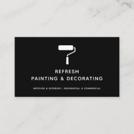ペンター・アンド・デコレー絵を描ター・ローモダンラー・ブラック 名刺