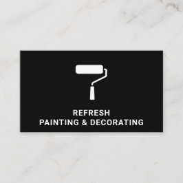 ペンター・アンド・デコレー絵を描ター・ローモダンラー・ブラック 名刺