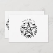 ペンタ異教のグラム ノートカード (正面/裏面)