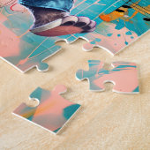 ペンダベアーオンギターライオンミュージックシンガー ジグソーパズル (側面)