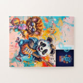 ペンダベアーオンギターライオンミュージックシンガー ジグソーパズル (横)