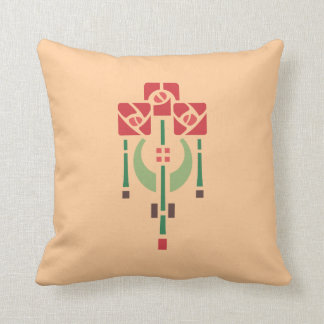 ペンダントのばら色のステンシル クッション