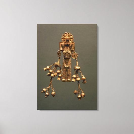 ペンダント、カミロのネクロポリスから、紀元前630-620年 キャンバスプリント (正面)