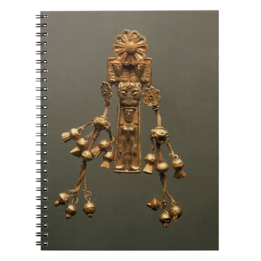 ペンダント、Camirosの共同墓地から、紀元前のc.630-620 ノートブック (正面)