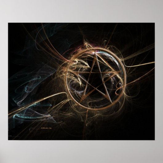 ペンテグラム(16" x 20")ポスター ポスター (正面)
