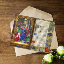 ペンテコステのシーン中世ルネッサンス写本