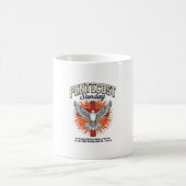 ペンテコステの主日 ハトの十字架 ヴィンテージTシャツ コーヒーマグカップ (中央)