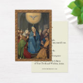 ペンテコステヴァージンメアリーホリースピリット確認 (デスク)