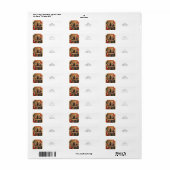 ペンテコステ正教会のバイザンチンのアイコン ラベル (フルシート)