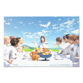 ペンテコステ（使徒のいるマリア） フォトプリント           