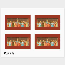 ペンテコステ：聖霊の降下(SB 01) 長方形シール