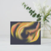 ペンテコスト聖霊火キリスト教崇拝芸術 ポストカード (スタンド正面)