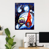 ペントコストコラージュ ポスター (ホームオフィス)