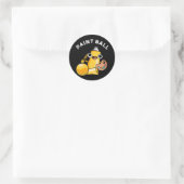 ペントボーおもしろいル絵を描プン・ダークBG ラウンドシール (バッグ)