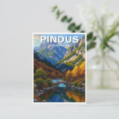 ペンドゥス国立公園ギリシャ旅行 ポストカード (スタンド正面)