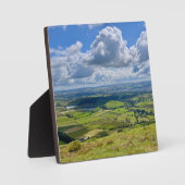 ペンドル・ヒルからの穏やかな眺め… フォトプラーク (正面)