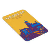 ペンドンケシャーコーストナショナルパークライトハウス マグネット (右側)